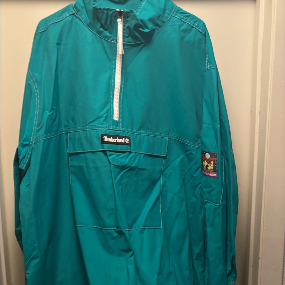Timberland Turquoise Half-Zip Jacket